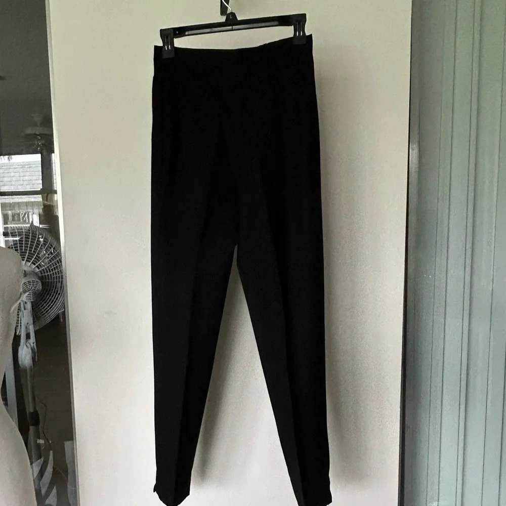 Black Womens Pantsuit with Gold Buttons - Classic Blazer & Trousers - Picture 6 of 11